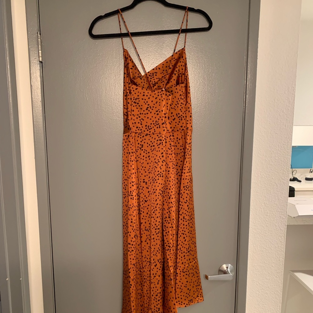 COWL NECK LEOPARD DRESS - Picture 10 of 11